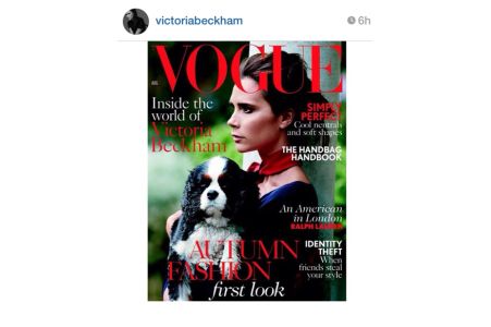 Vogue Cover für Victoria Beckham