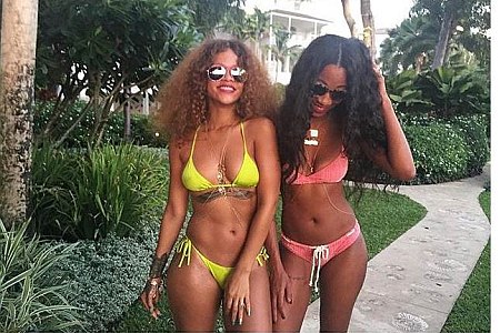 Rihanna + Lewis Hamilton = Barbados?