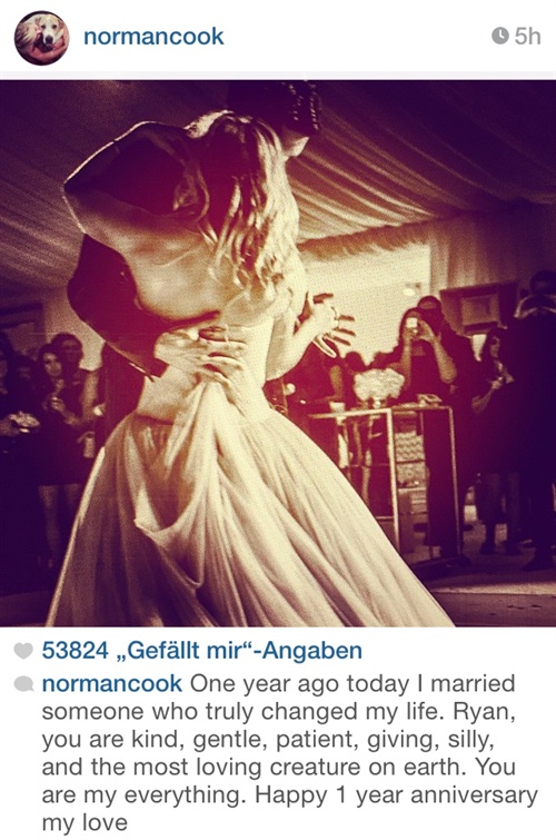 Kaley Cuoco feiert an Silvester ihren ersten Hochzeitstag
Foto: Instagram