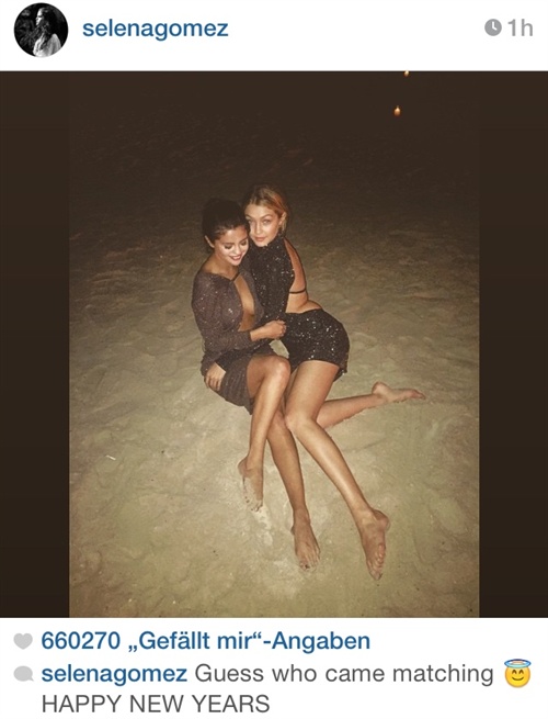 Selena Gomez feiert ebenfalls mit der Balmain Gang in Dubai
Foto: Instagram