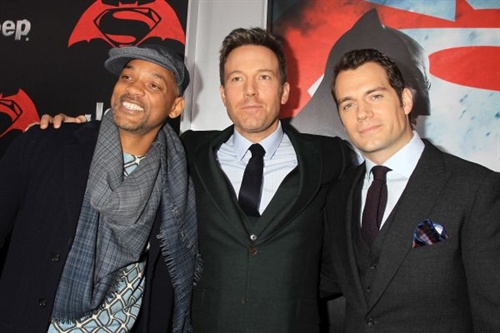 WILL SMITH, BEN AFFLECK and HENRY CAVILL from Warner Bros. Pictures' action adventure 