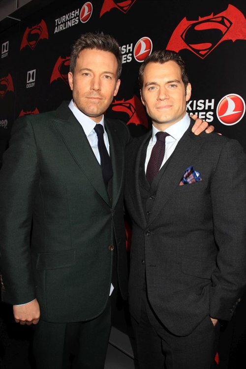 BEN AFFLECK and HENRY CAVILL from Warner Bros. Pictures' action adventure 