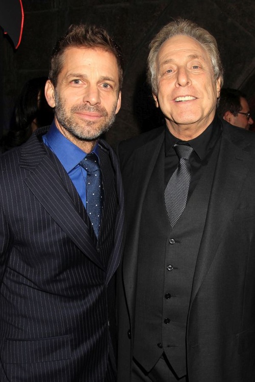 ZACK SNYDER and Producer CHARLES ROVEN from Warner Bros. Pictures' action adventure 