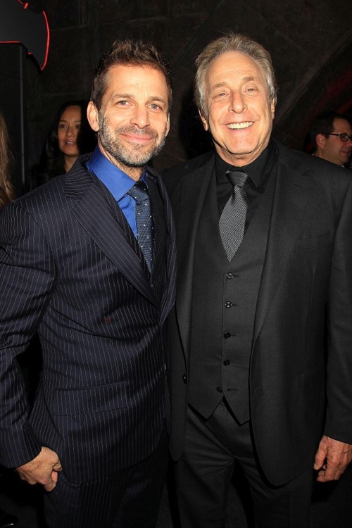 ZACK SNYDER and Producer CHARLES ROEVN from Warner Bros. Pictures' action adventure 