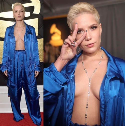 Halsey am Red Carpet.