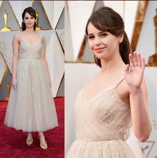 Felicity Jones in Dior