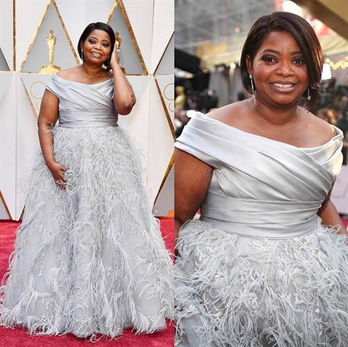 Octavia Spencer in Marchesa