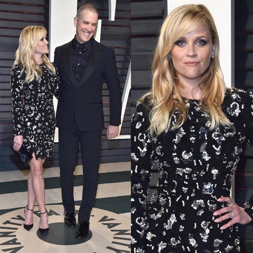 Reese Witherspoon in Michael Kors with Jim Toth