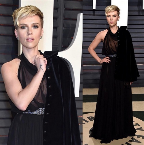 Scarlett Johansson in Alaia