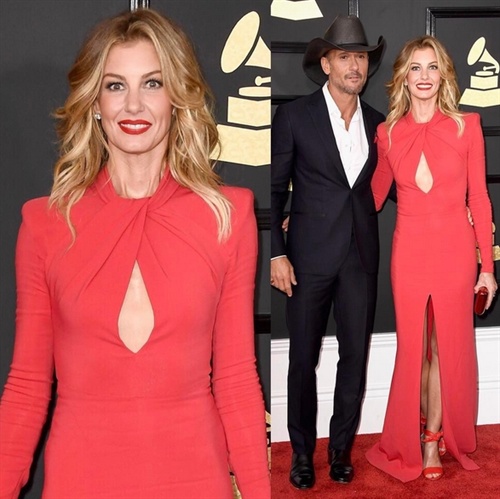 Faith Hill und Tim McGraw am Red Carpet.