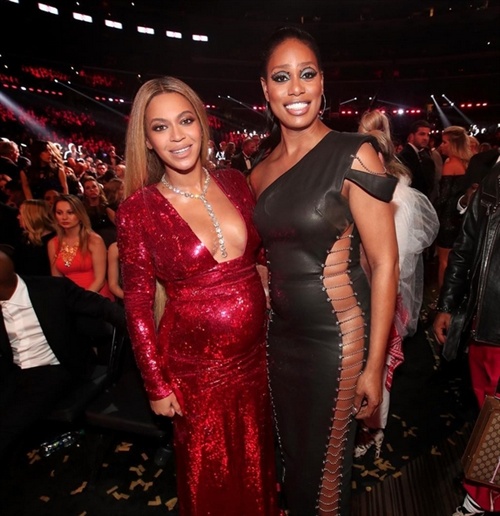 Laverne Cox mit ihrem Idol Beyonce.