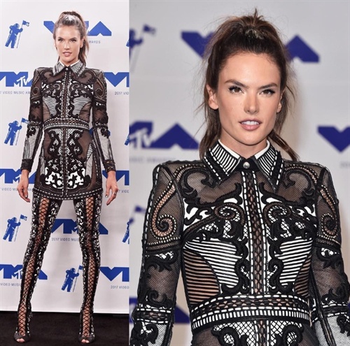 Alessandra Ambrosio in Balmain