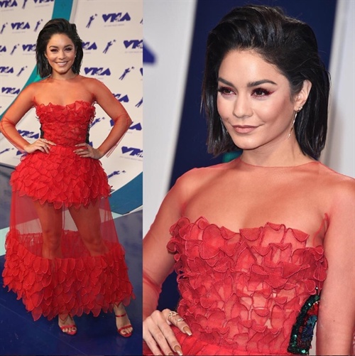 Vanessa Hudgens in Yanina Couture.