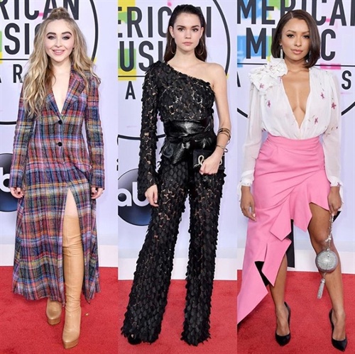 Sabrina Carpenter in Missoni, Maia Mitchell in Alberto Audenino, Kat Graham in Ronald VanDerKemp