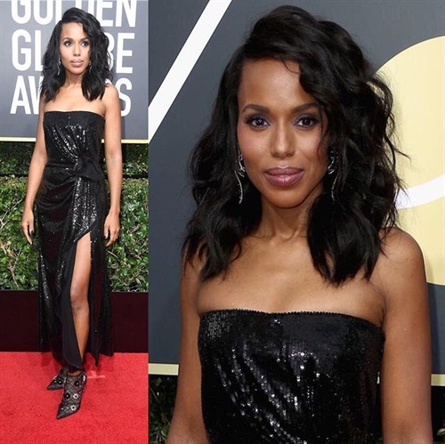 Kerry Washington in Prabal Gurung dress and Lorraine Schwartz jewels