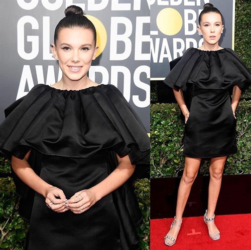 Millie Bobby Brown in Calvin Klein