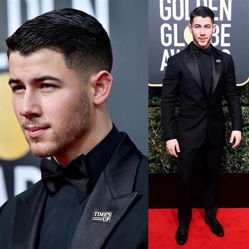 Nick Jonas in Versace