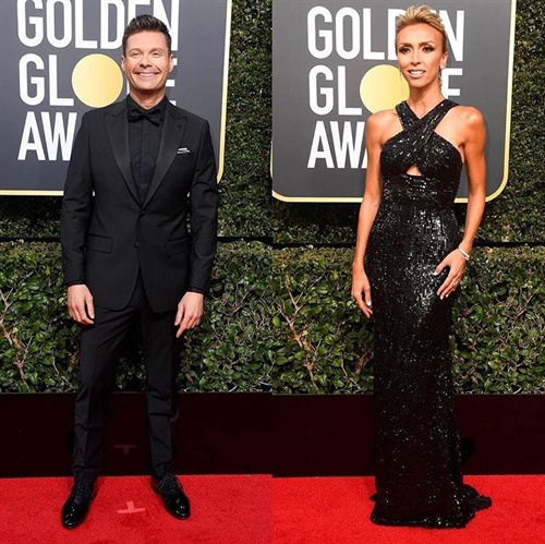 Ryan Seacrest and Giuliana Rancic