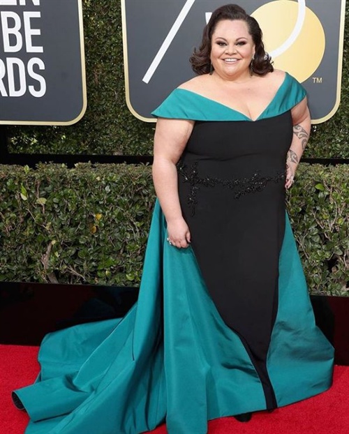 The Greatest Showman star Keala Settle in Christian Siriano