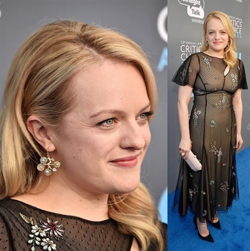 Elisabeth Moss in Erdem