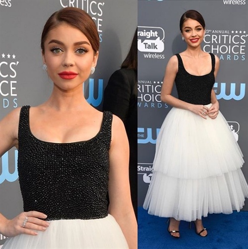 Sarah Hyland in Naeem Khan