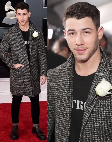 Nick Jonas in John Varvatos