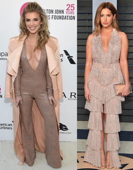 Annalynne McCord in Balmain and Ashley Tisdale Raisa And Vanessa