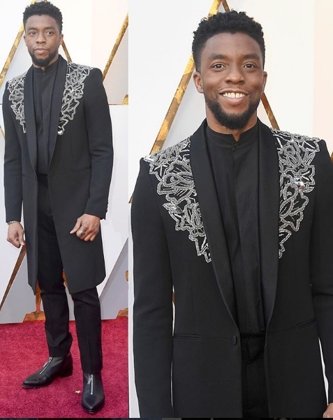 Chadwick Boseman in Givenchy