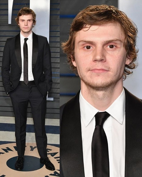 Evan Peters in Prada