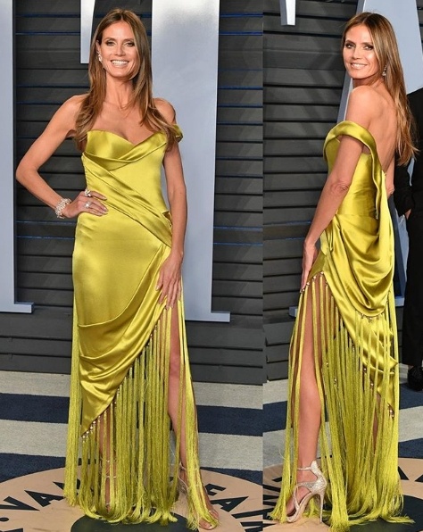 Heidi Klum in Ralph And Russo