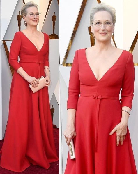 Meryl Streep in Dior