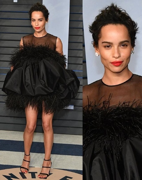 Zoe Kravitz in Saint Laurent