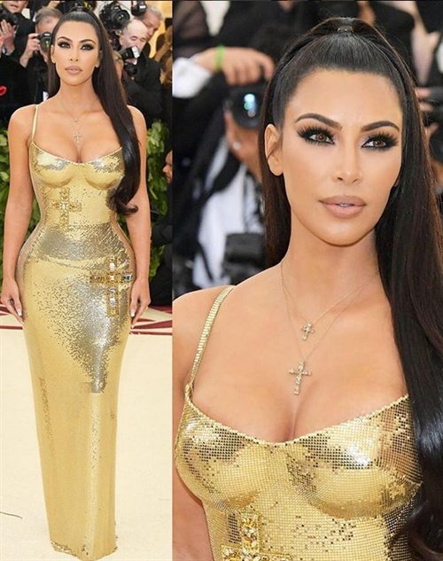 Kim Kardashian in Versace