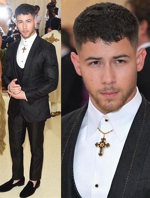 Nick Jonas in Dolce Gabbana