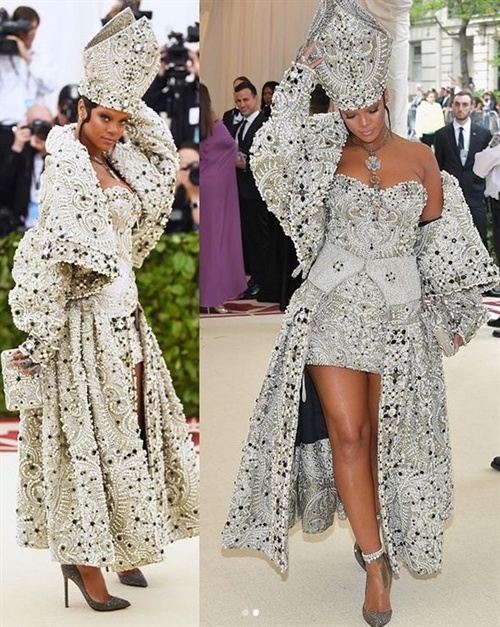 Rihanna in Margiela 2