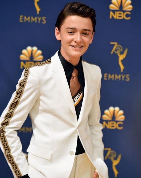 Noah Schnapp in Fendi