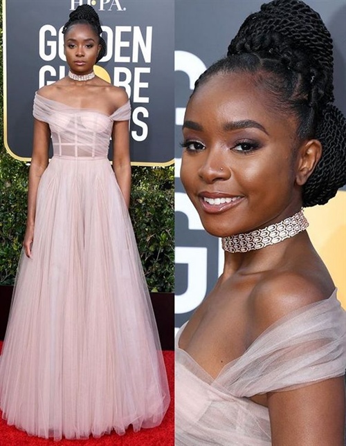 Kiki Layne in Christian Dior