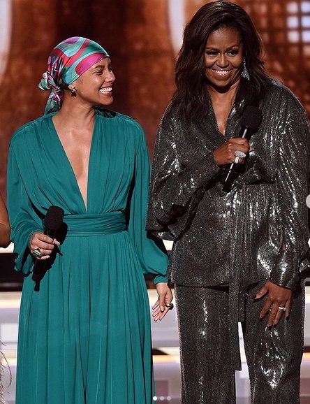 Michelle Obama in Sachin and Babi und Alicia Keys