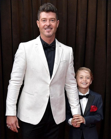 Robin Thicke mit Sohn Julian