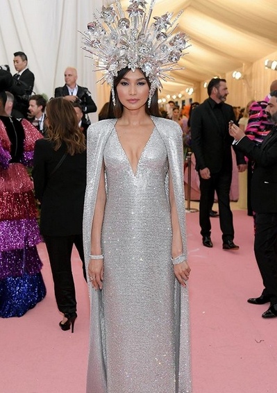 Gemma Chan in Tom Ford