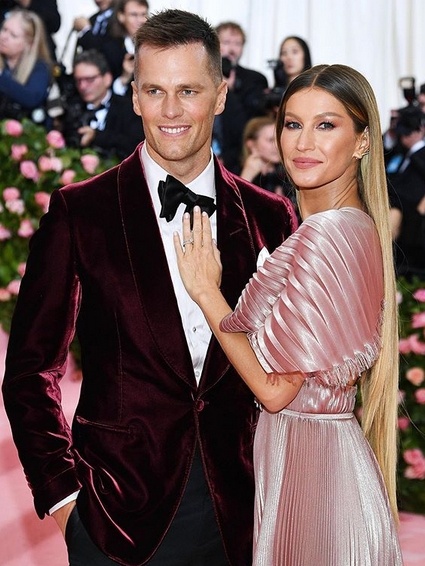 Gisele Bundchen in Dior und Tom Brady in Tom Ford