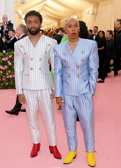 Lena Waithe in Pyper Moss mit Kerby Jean-Raymond