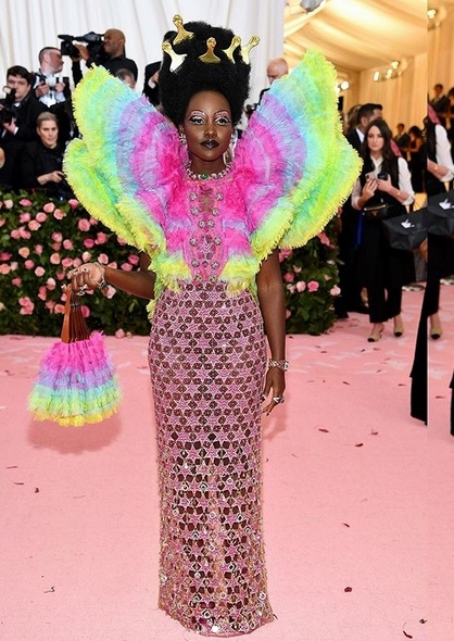 Lupita Nyongo in Versace